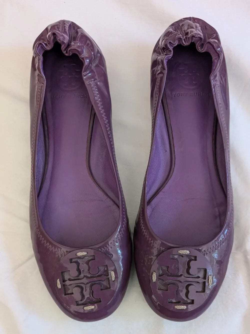 Purple Reva Tory Burch Size 8